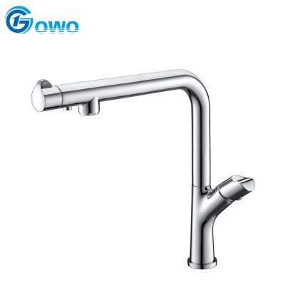 brass health 3 way filter water kitchen faucet