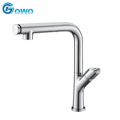 new design customizable  latent spray brass hot and cold kitchen mixer